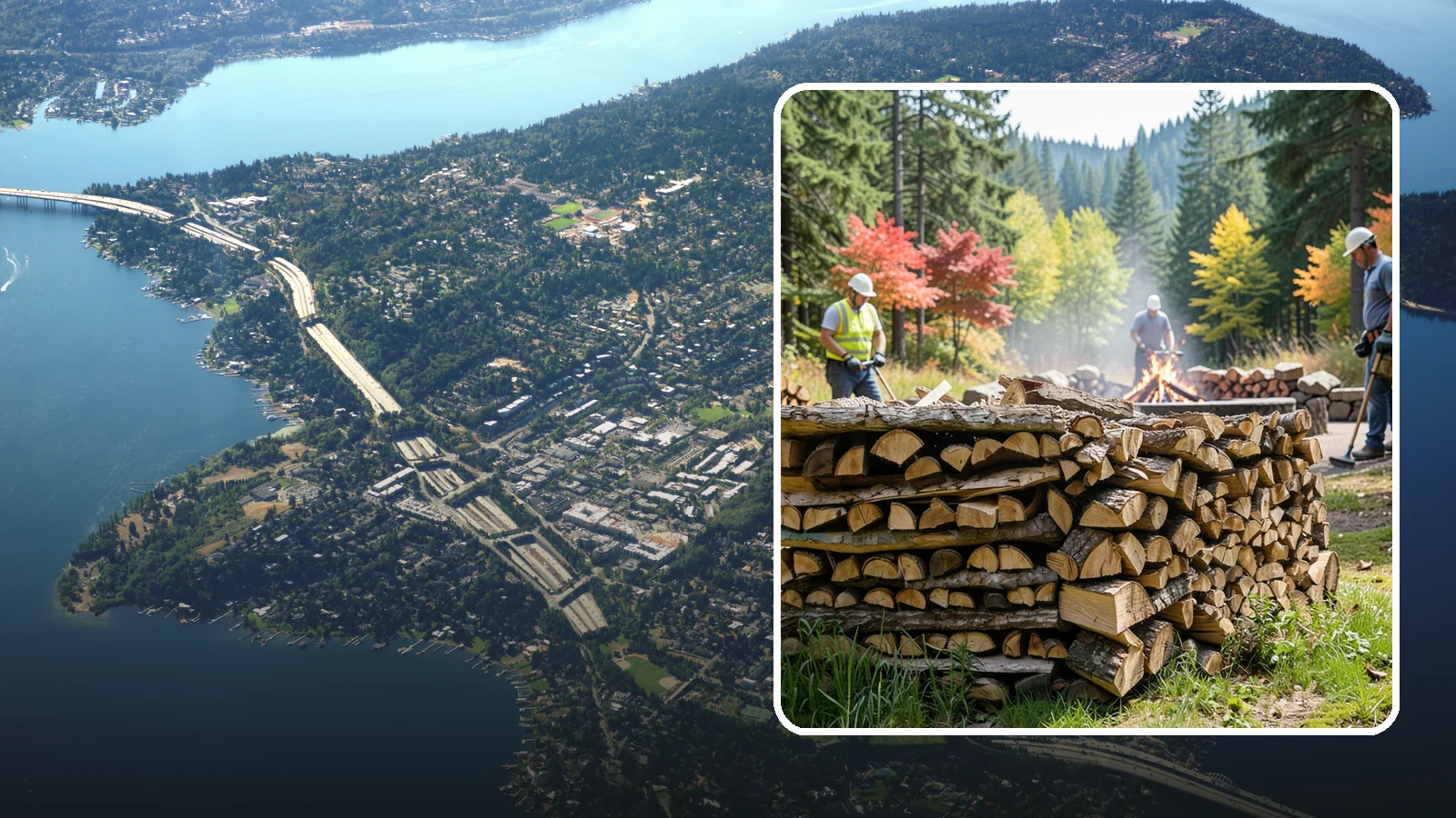 Fire Pit Venue Firewood in Mercer Island, King County, WA - We keep Pacific Northwest fire pit venues stocked with seasoned firewood so every gathering space has a fire ready to go.