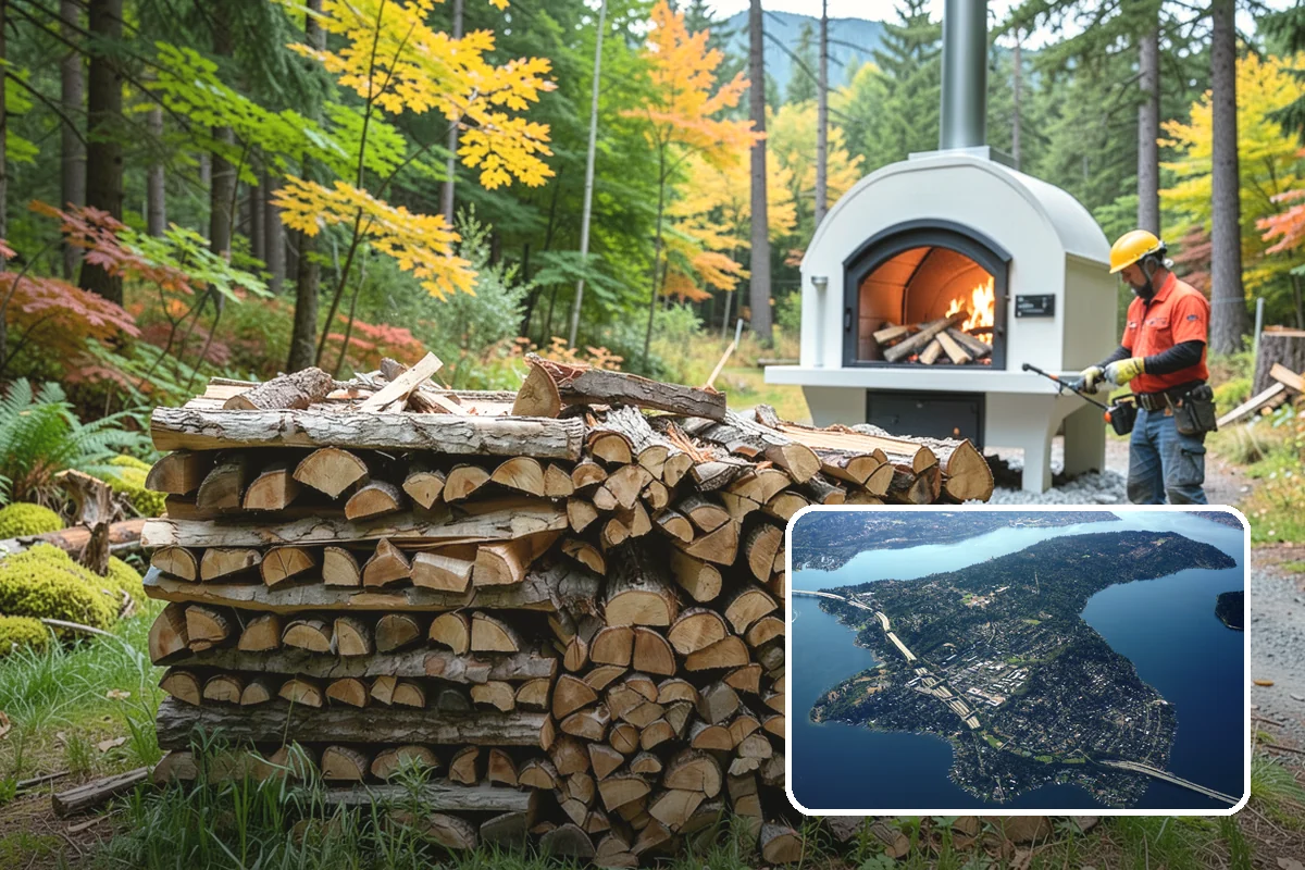 Fire Pit Venue Firewood in Mercer Island, King County, WA - Steady supply so every pit is always ready