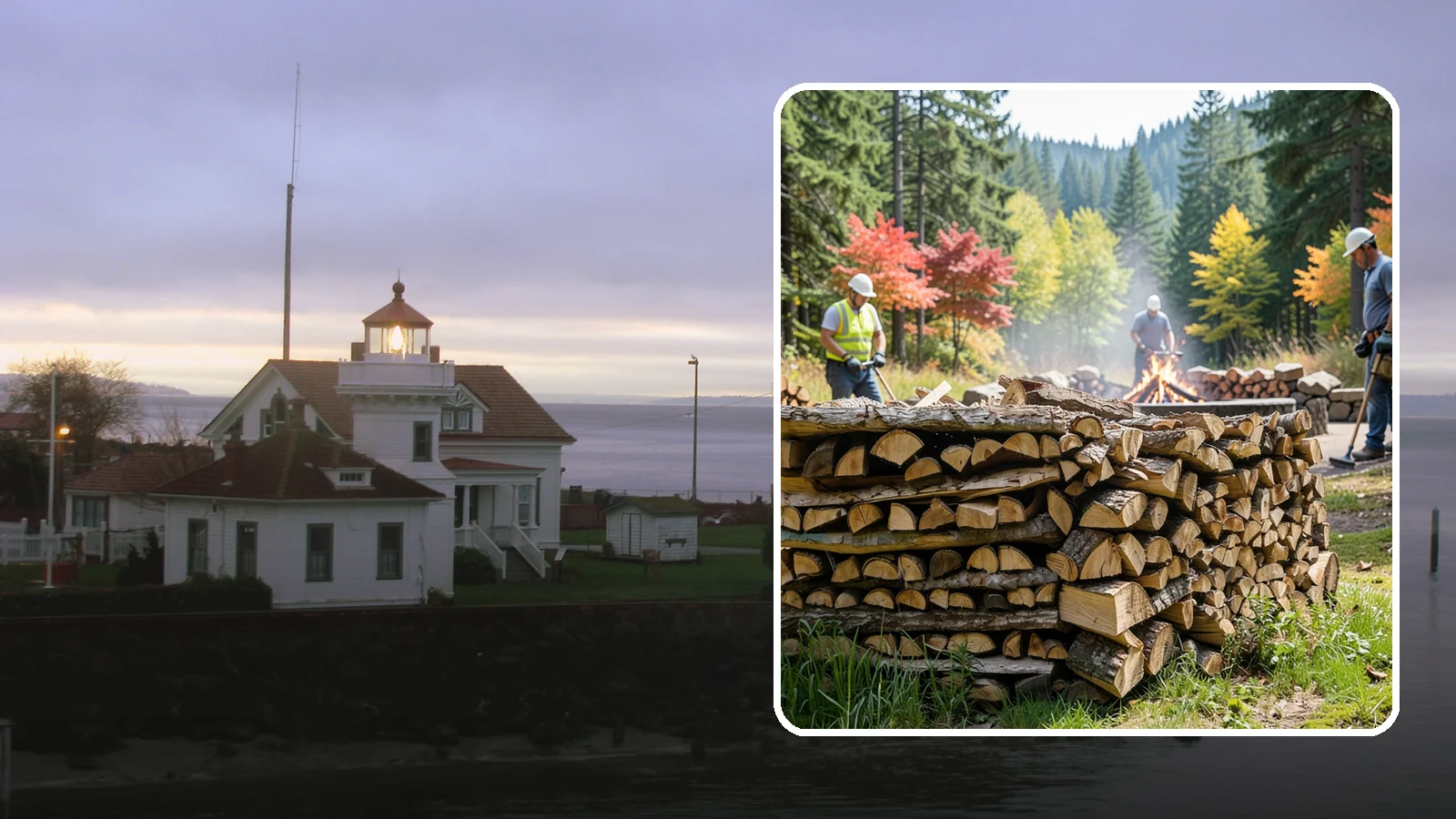 Fire Pit Venue Firewood in Mukilteo, Snohomish County, WA - We keep Pacific Northwest fire pit venues stocked with seasoned firewood so every gathering space has a fire ready to go.