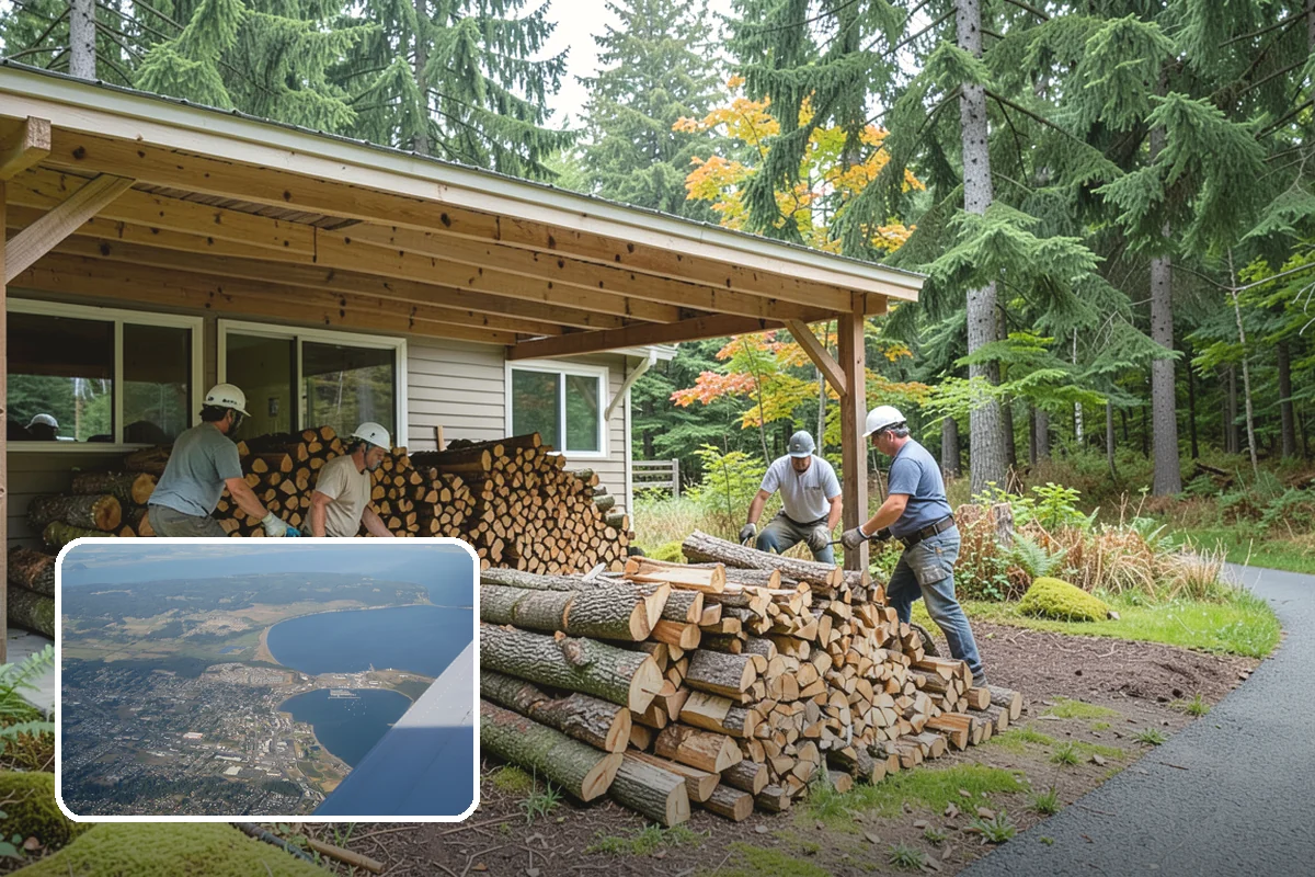 Fire Pit Venue Firewood in Oak Harbor, Island County, WA - Steady supply so every pit is always ready