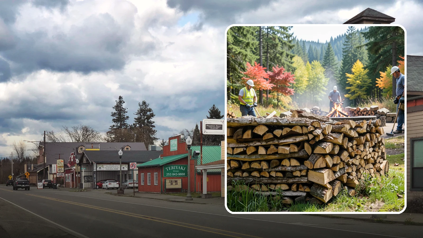 Fire Pit Venue Firewood in Roy, Pierce County, WA - We keep Pacific Northwest fire pit venues stocked with seasoned firewood so every gathering space has a fire ready to go.