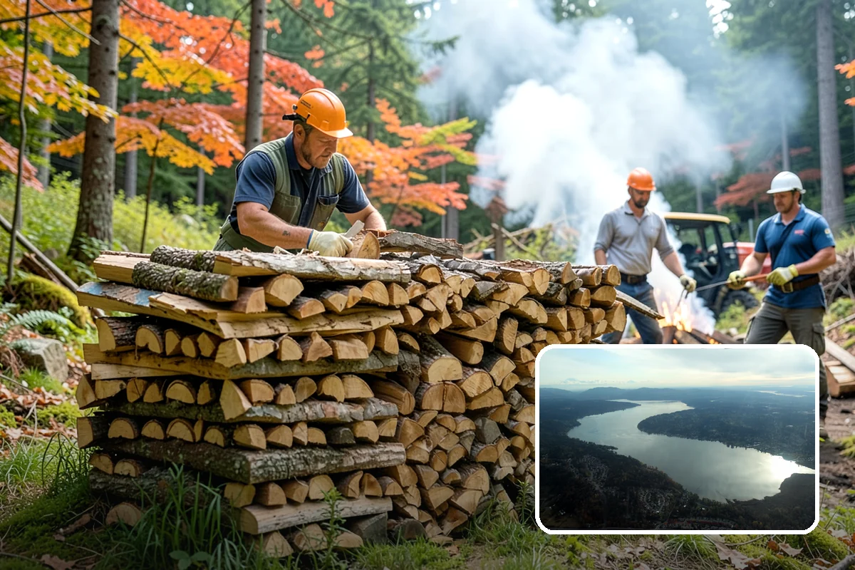 Fire Pit Venue Firewood in Sammamish, King County, WA - Steady supply so every pit is always ready