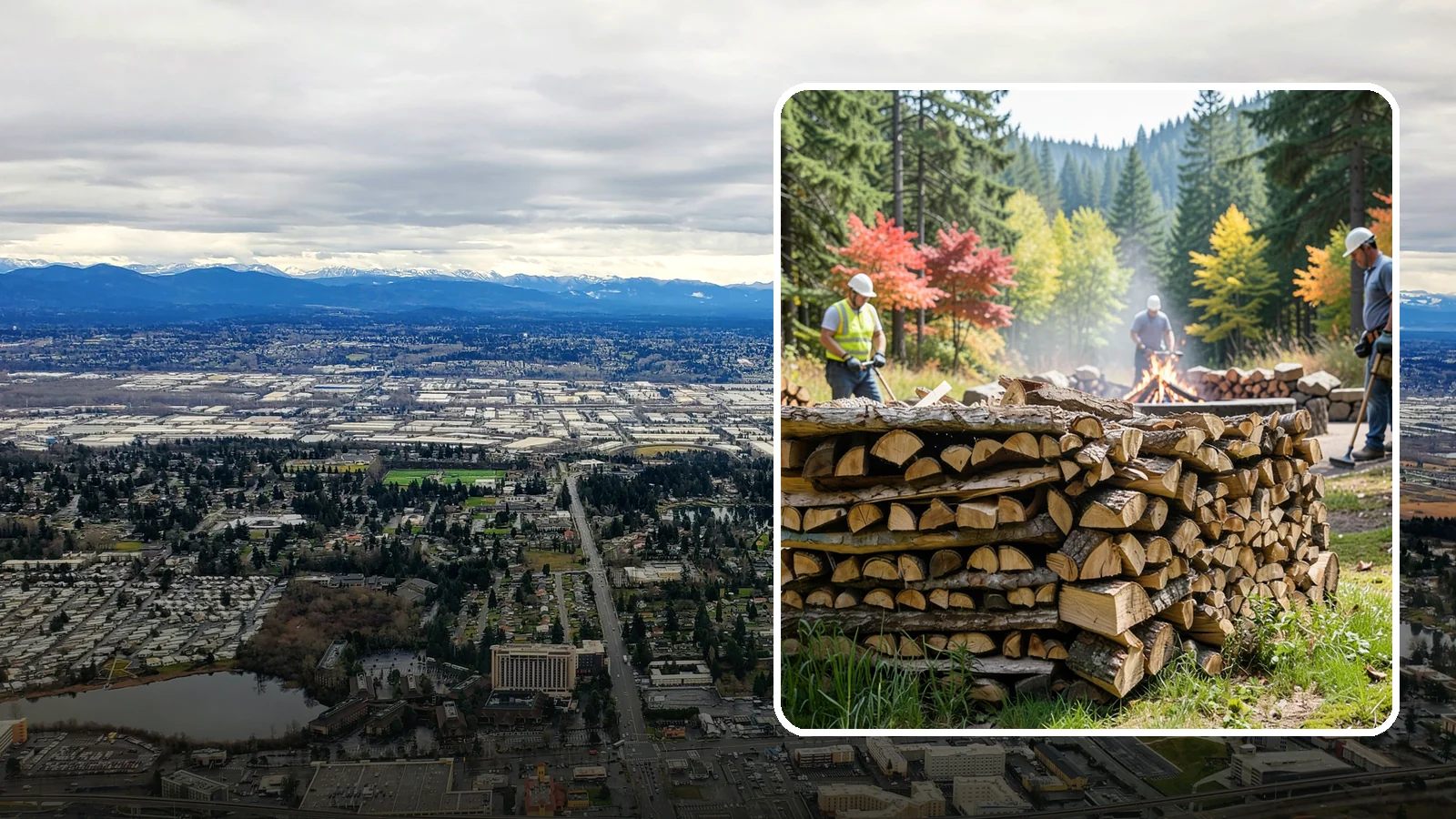 Fire Pit Venue Firewood in SeaTac, King County, WA - We keep Pacific Northwest fire pit venues stocked with seasoned firewood so every gathering space has a fire ready to go.