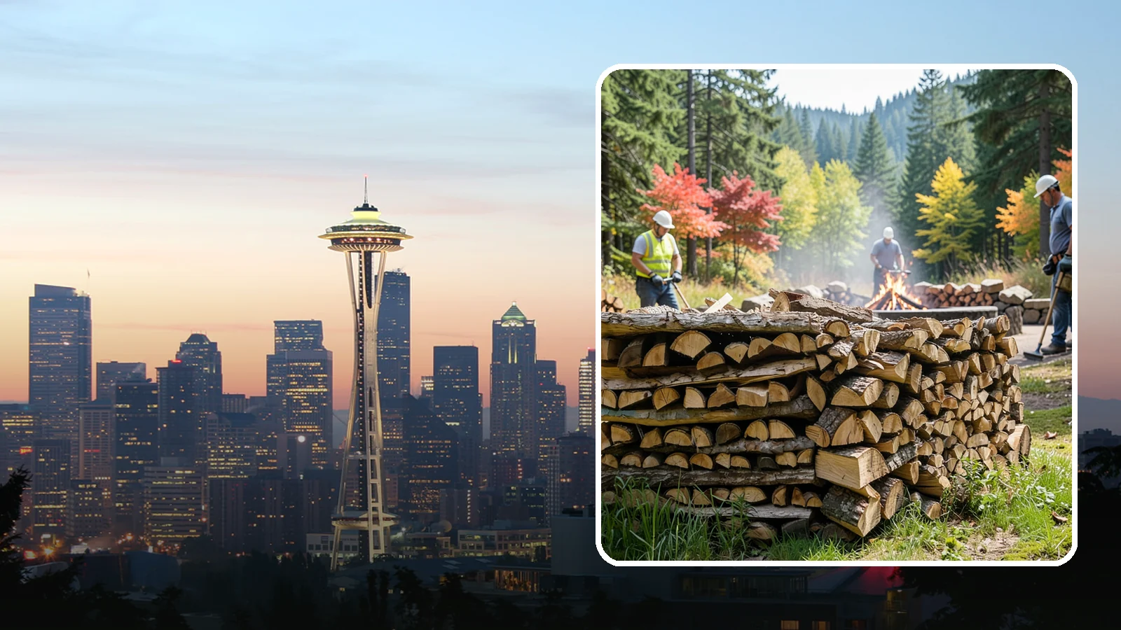 Fire Pit Venue Firewood in Seattle, King County, WA - We keep Pacific Northwest fire pit venues stocked with seasoned firewood so every gathering space has a fire ready to go.