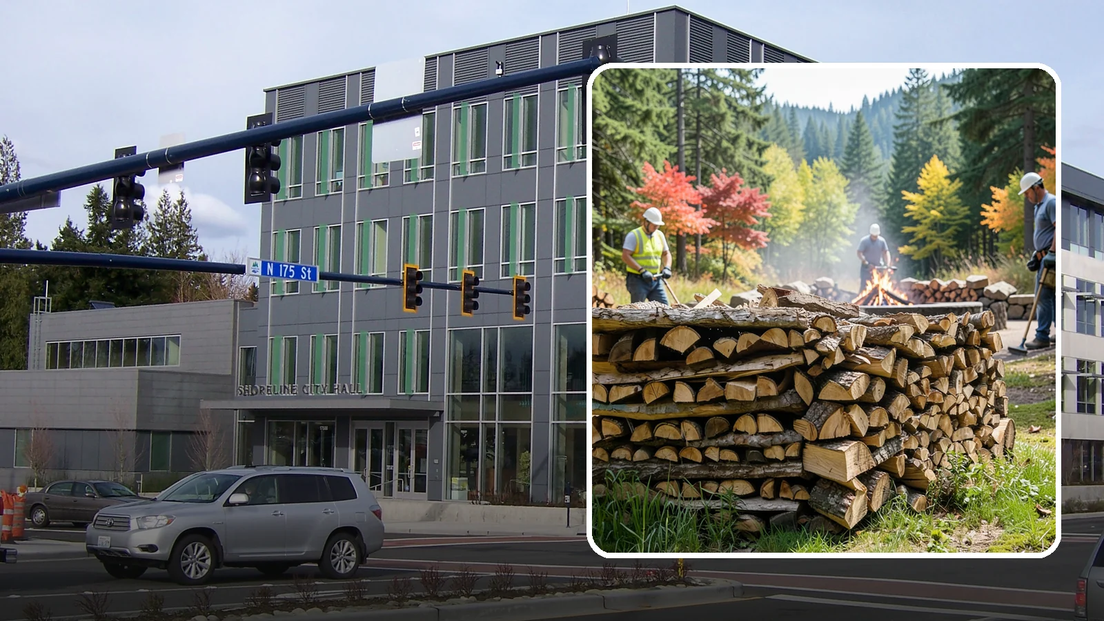 Fire Pit Venue Firewood in Shoreline, King County, WA - We keep Pacific Northwest fire pit venues stocked with seasoned firewood so every gathering space has a fire ready to go.
