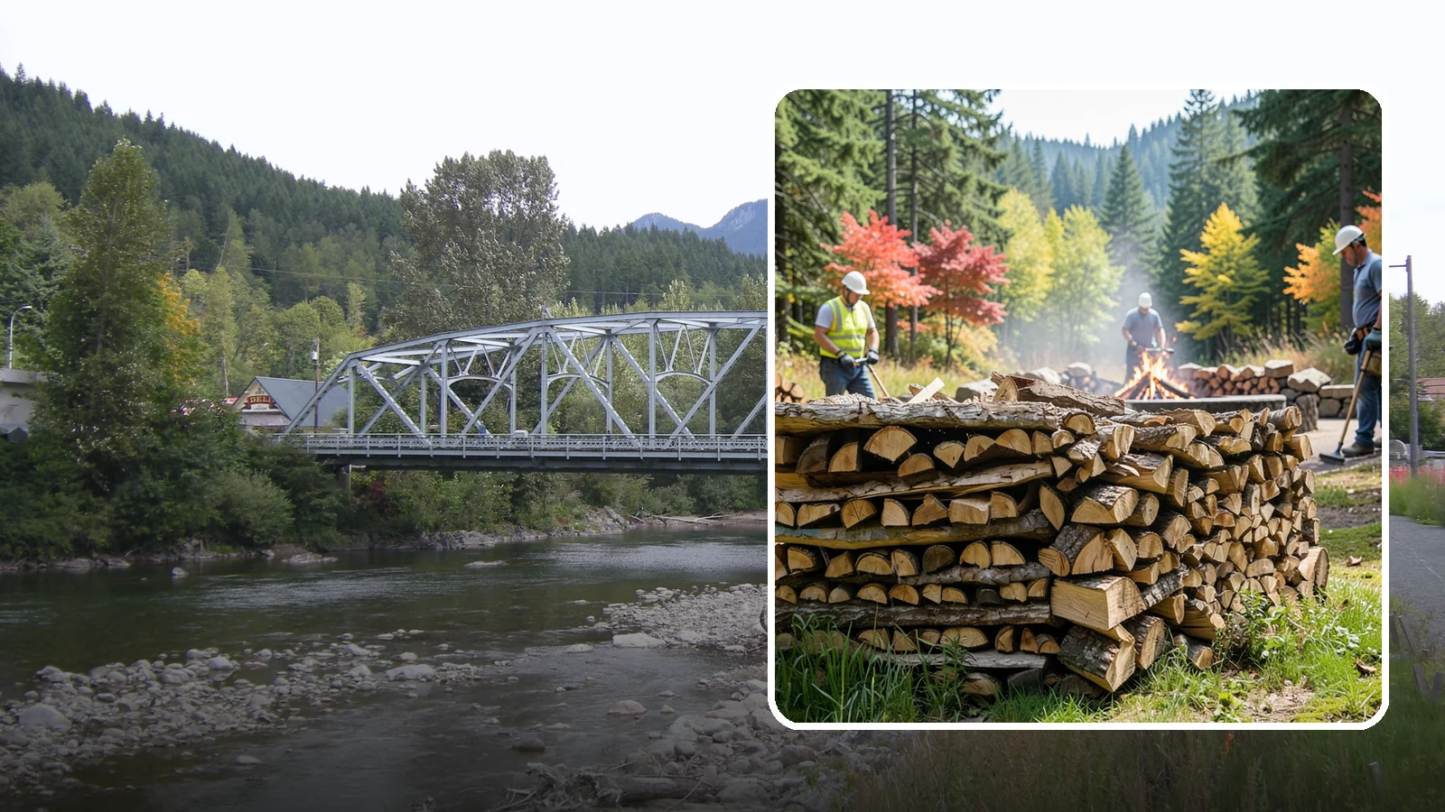 Fire Pit Venue Firewood in Skykomish, King County, WA - We keep Pacific Northwest fire pit venues stocked with seasoned firewood so every gathering space has a fire ready to go.