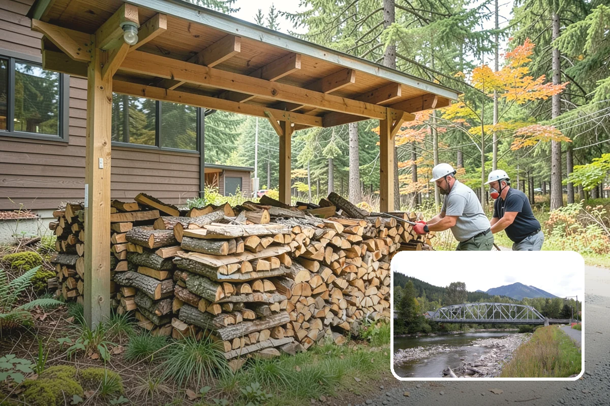 Fire Pit Venue Firewood in Skykomish, King County, WA - Steady supply so every pit is always ready