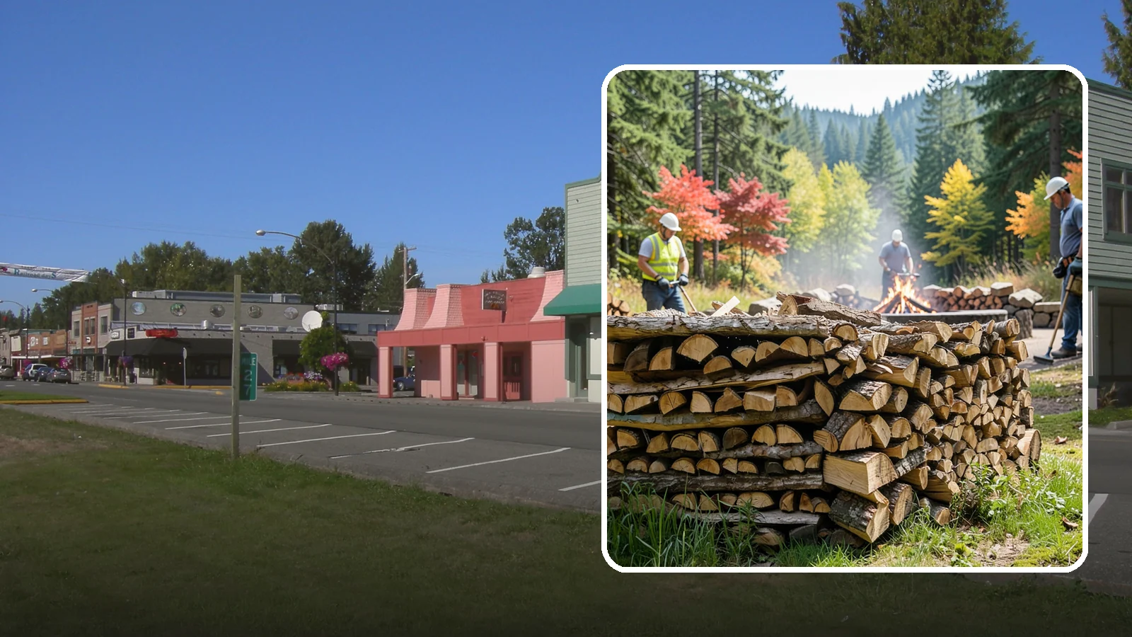 Fire Pit Venue Firewood in Snoqualmie, King County, WA - We keep Pacific Northwest fire pit venues stocked with seasoned firewood so every gathering space has a fire ready to go.
