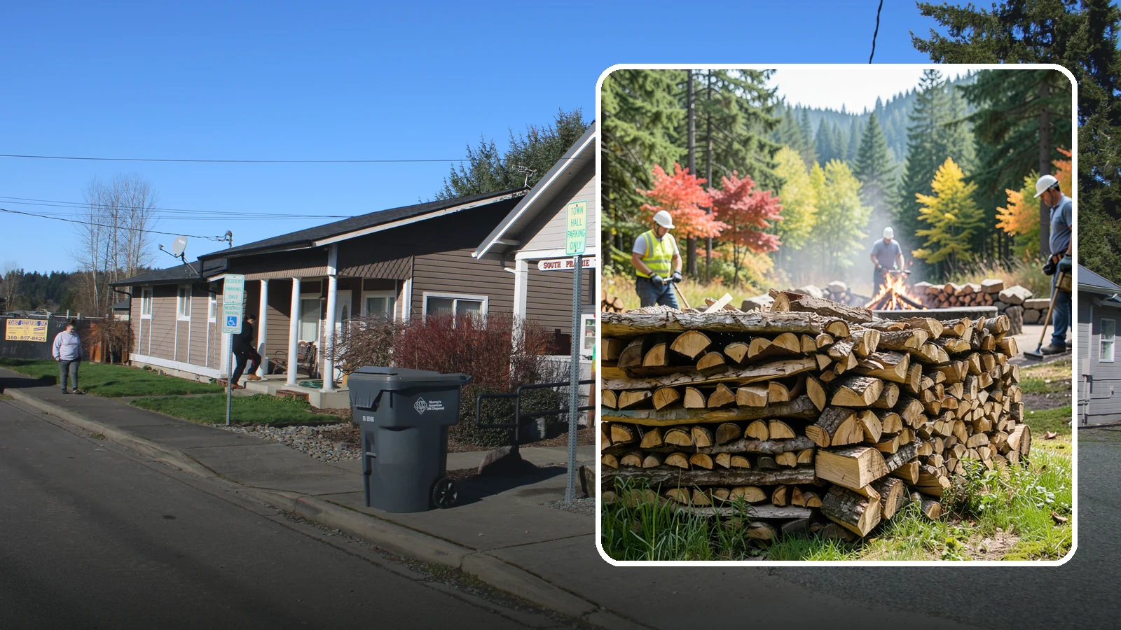 Fire Pit Venue Firewood in South Prairie, Pierce County, WA - We keep Pacific Northwest fire pit venues stocked with seasoned firewood so every gathering space has a fire ready to go.