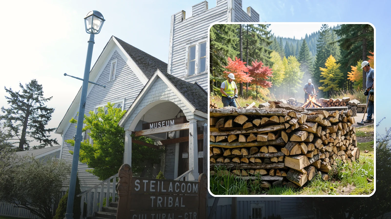 Fire Pit Venue Firewood in Steilacoom, Pierce County, WA - We keep Pacific Northwest fire pit venues stocked with seasoned firewood so every gathering space has a fire ready to go.