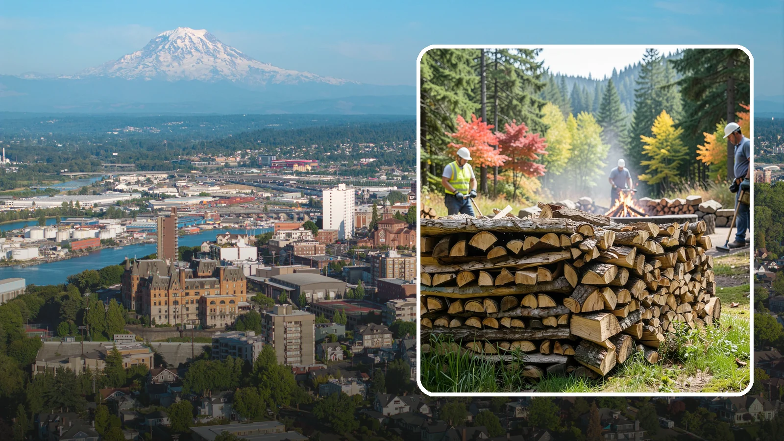 Fire Pit Venue Firewood in Tacoma, Pierce County, WA - We keep Pacific Northwest fire pit venues stocked with seasoned firewood so every gathering space has a fire ready to go.
