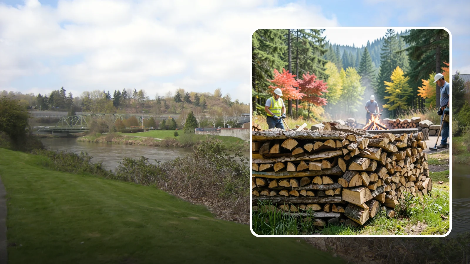 Fire Pit Venue Firewood in Tukwila, King County, WA - We keep Pacific Northwest fire pit venues stocked with seasoned firewood so every gathering space has a fire ready to go.