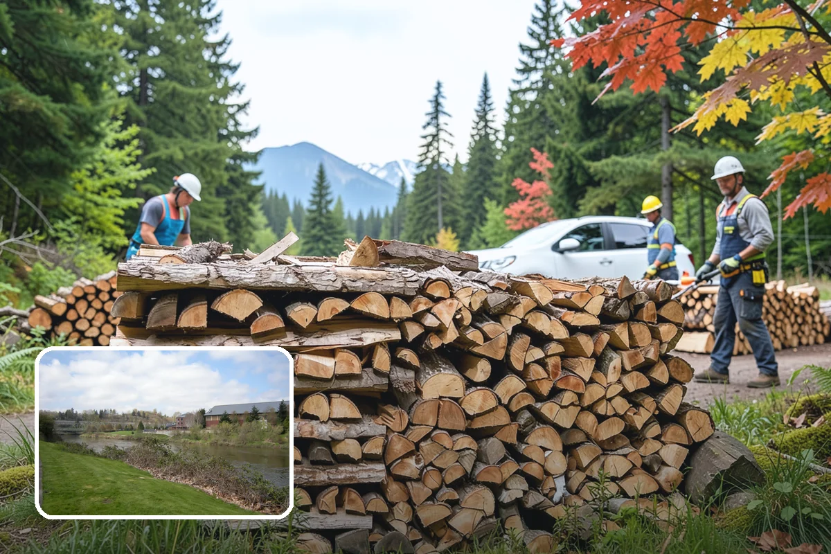 Fire Pit Venue Firewood in Tukwila, King County, WA - Steady supply so every pit is always ready