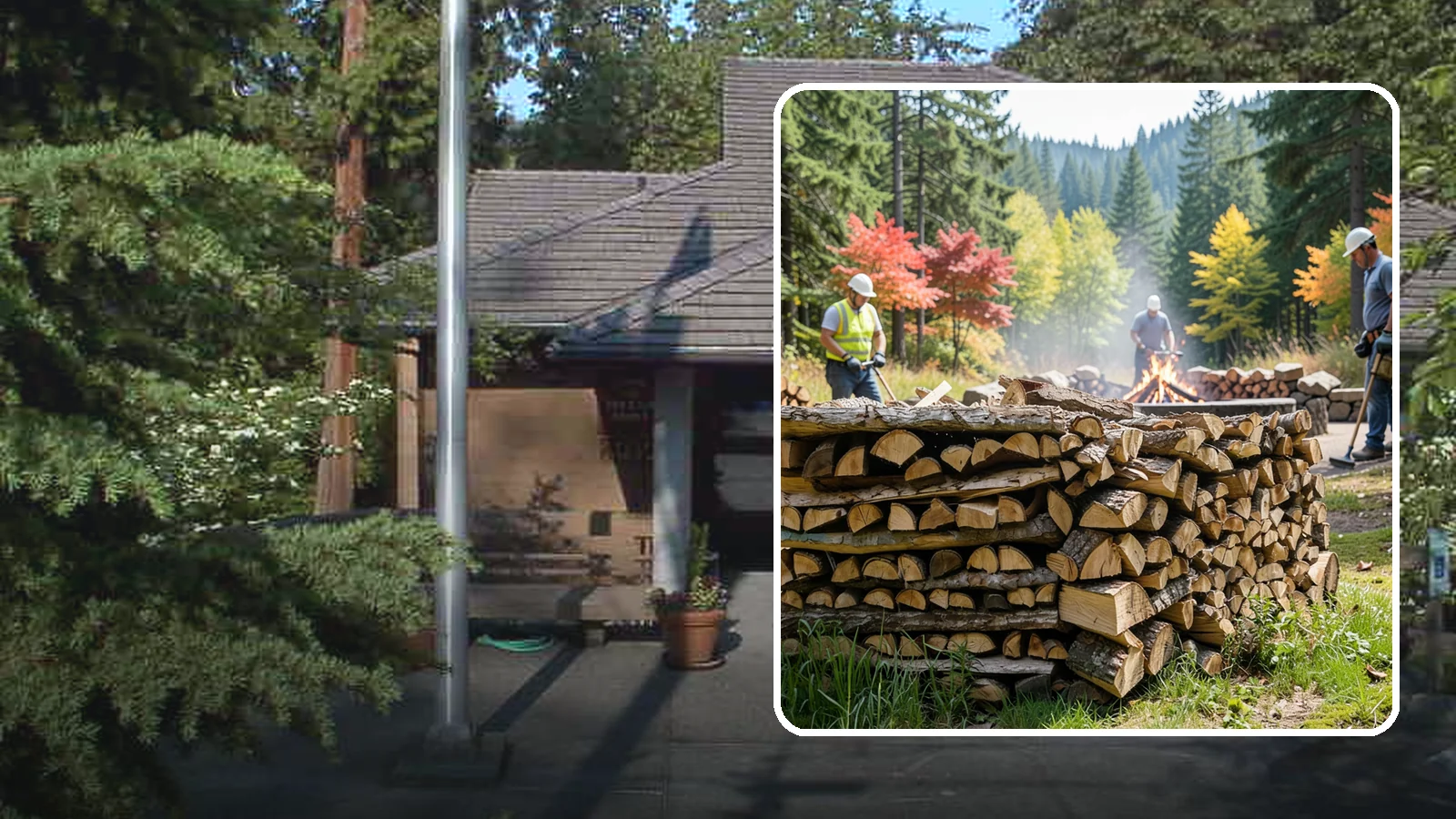 Fire Pit Venue Firewood in Yarrow Point, King County, WA - We keep Pacific Northwest fire pit venues stocked with seasoned firewood so every gathering space has a fire ready to go.