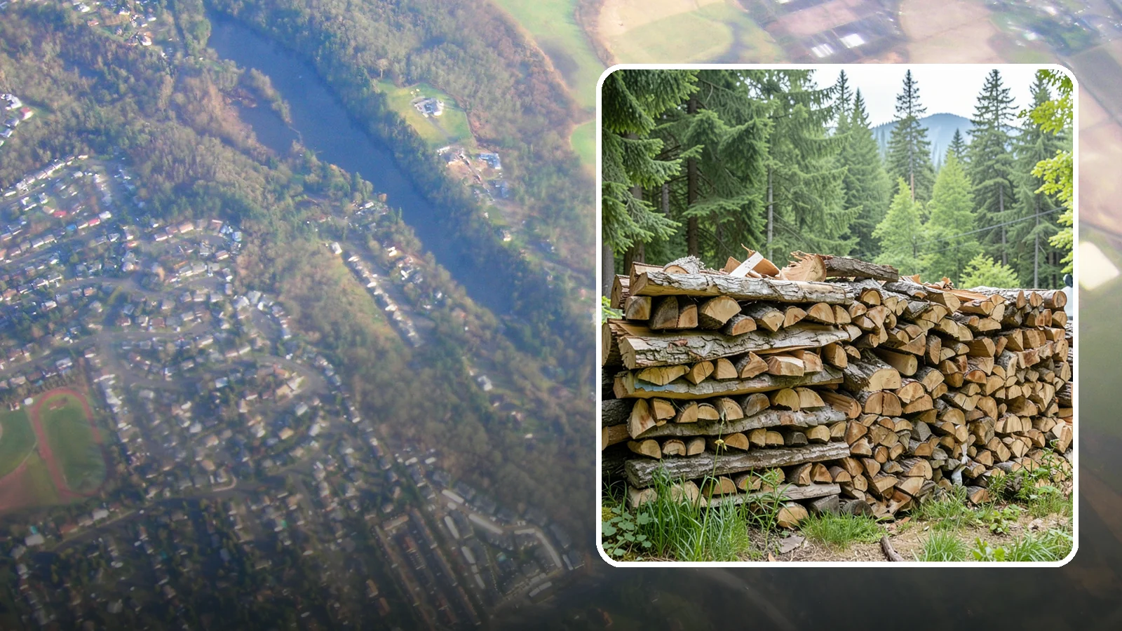Fireplace-Size Firewood in Algona, King County, WA - Firewood cut to a comfortable fireplace length for easy loading and an even burn.
