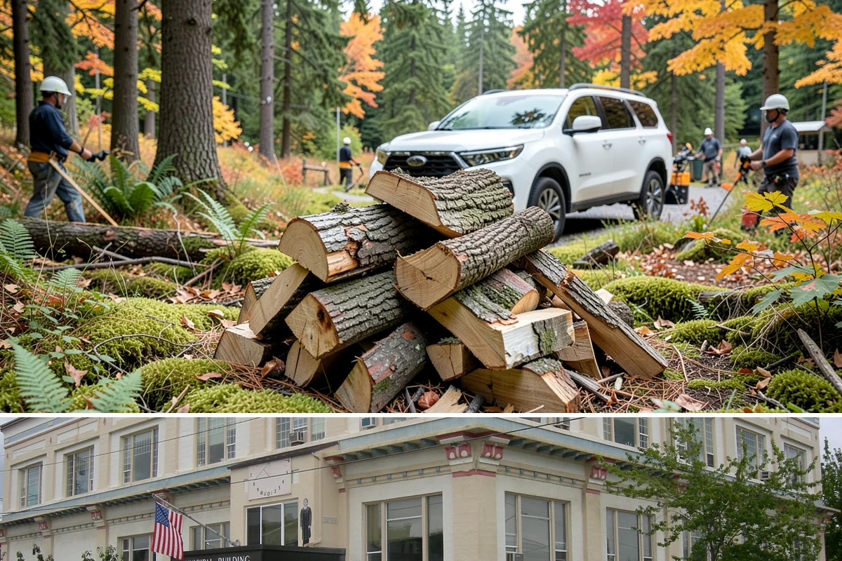 Fireplace-Size Firewood in Anacortes, Skagit County, WA - Buy in late summer or early fall so your fireplace wood is seasoned and ready for the cold months.