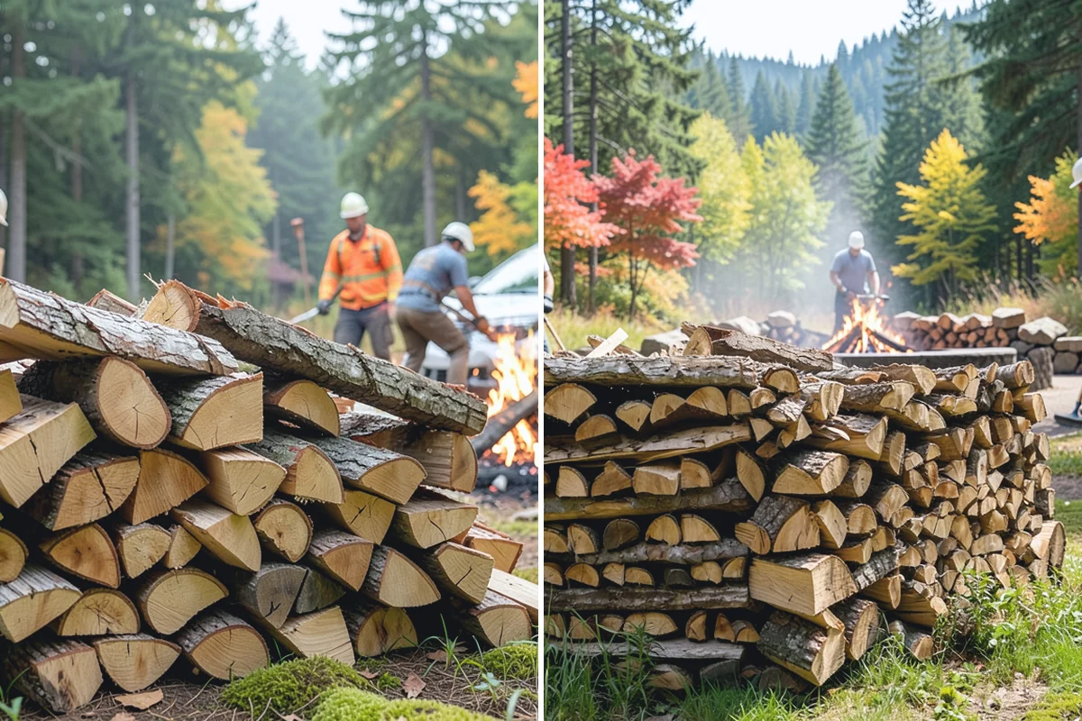 Fireplace-Size Firewood in Beaux Arts Village, King County, WA - Confirm your fireplace dimensions and volume