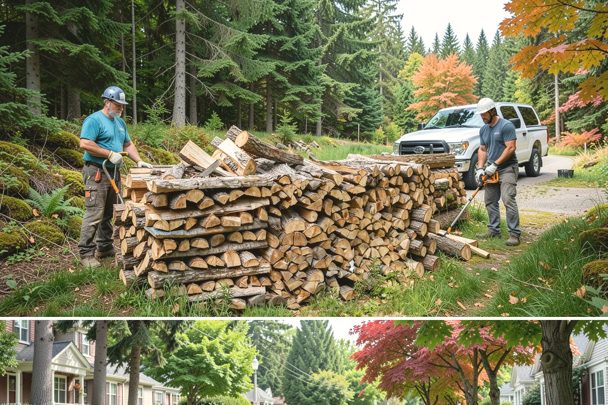 Fireplace-Size Firewood in Beaux Arts Village, King County, WA - Buy in late summer or early fall so your fireplace wood is seasoned and ready for the cold months.