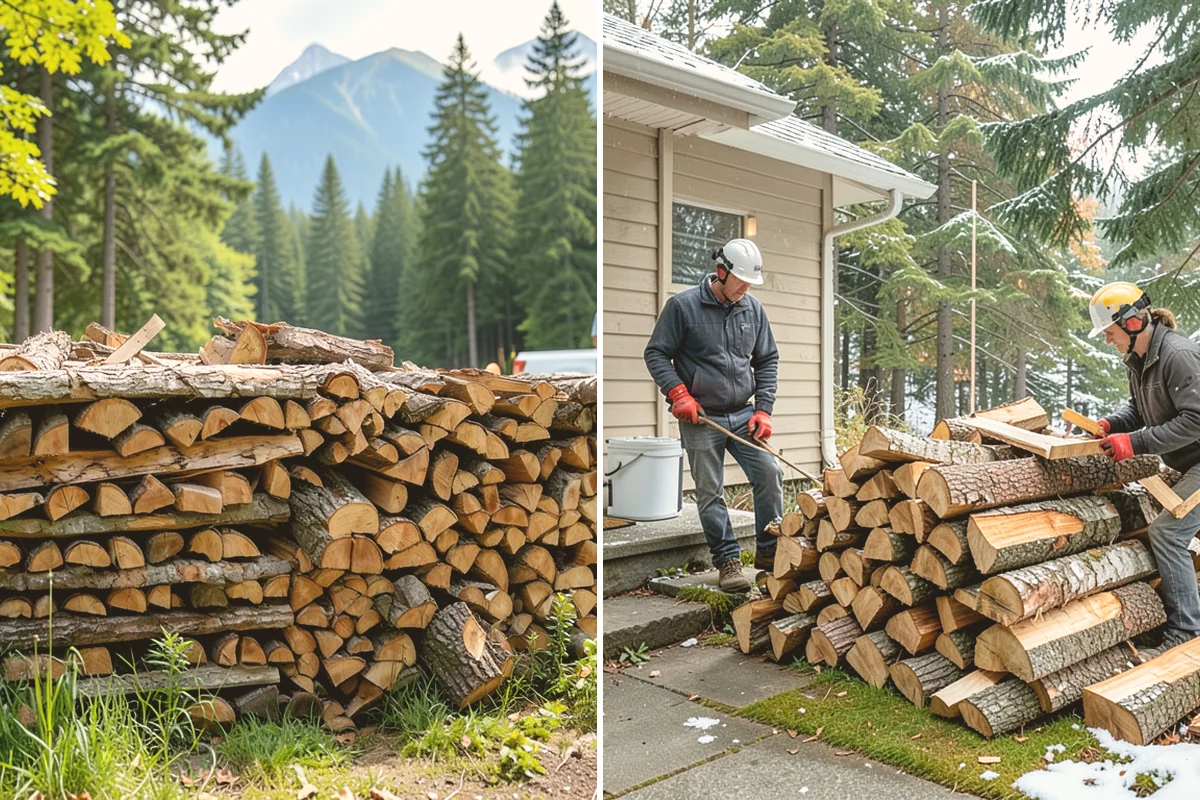 Fireplace-Size Firewood in Bellevue, King County, WA - Confirm your fireplace dimensions and volume