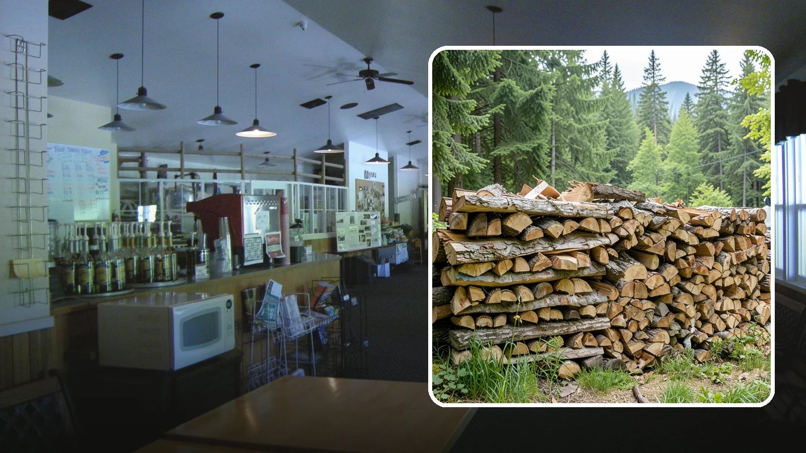 Fireplace-Size Firewood in Black Diamond, King County, WA - Firewood cut to a comfortable fireplace length for easy loading and an even burn.