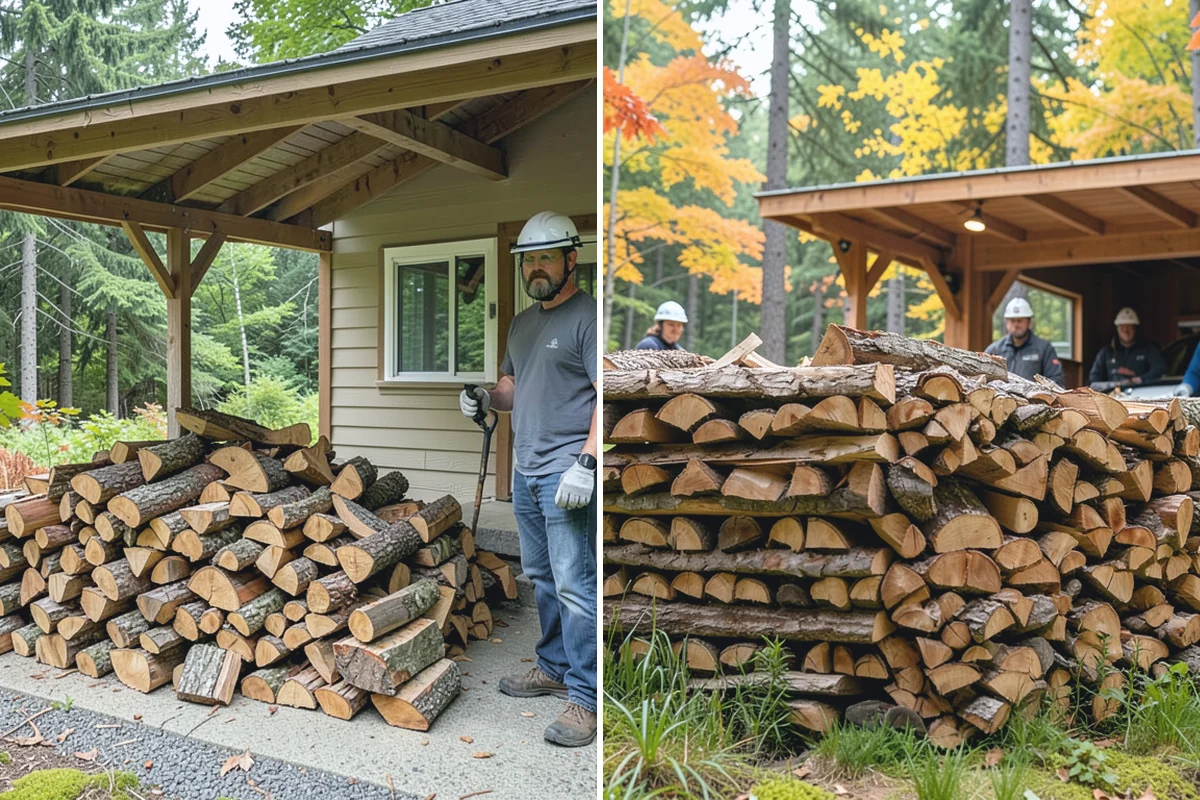 Fireplace-Size Firewood in Bonney Lake, Pierce County, WA - Confirm your fireplace dimensions and volume