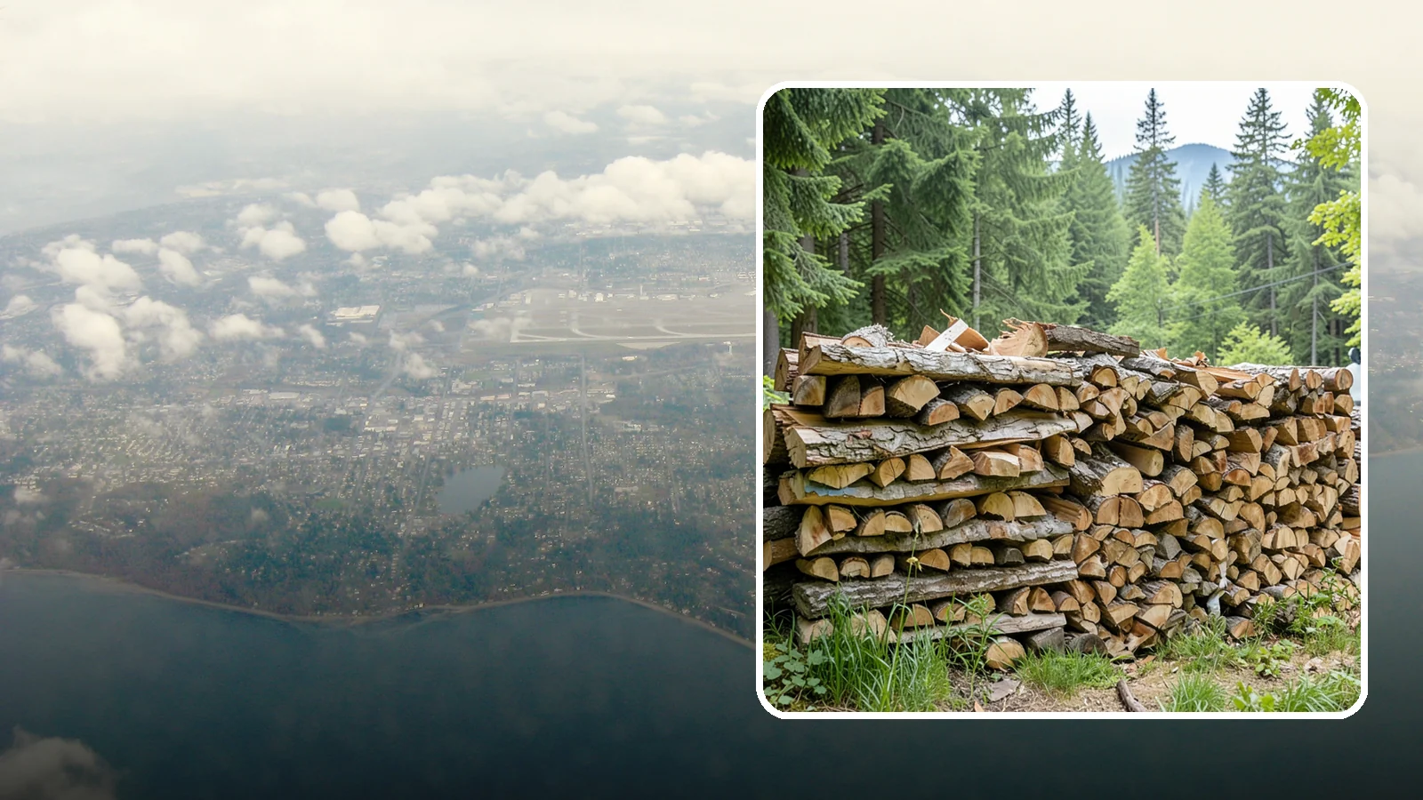 Fireplace-Size Firewood in Burien, King County, WA - Firewood cut to a comfortable fireplace length for easy loading and an even burn.