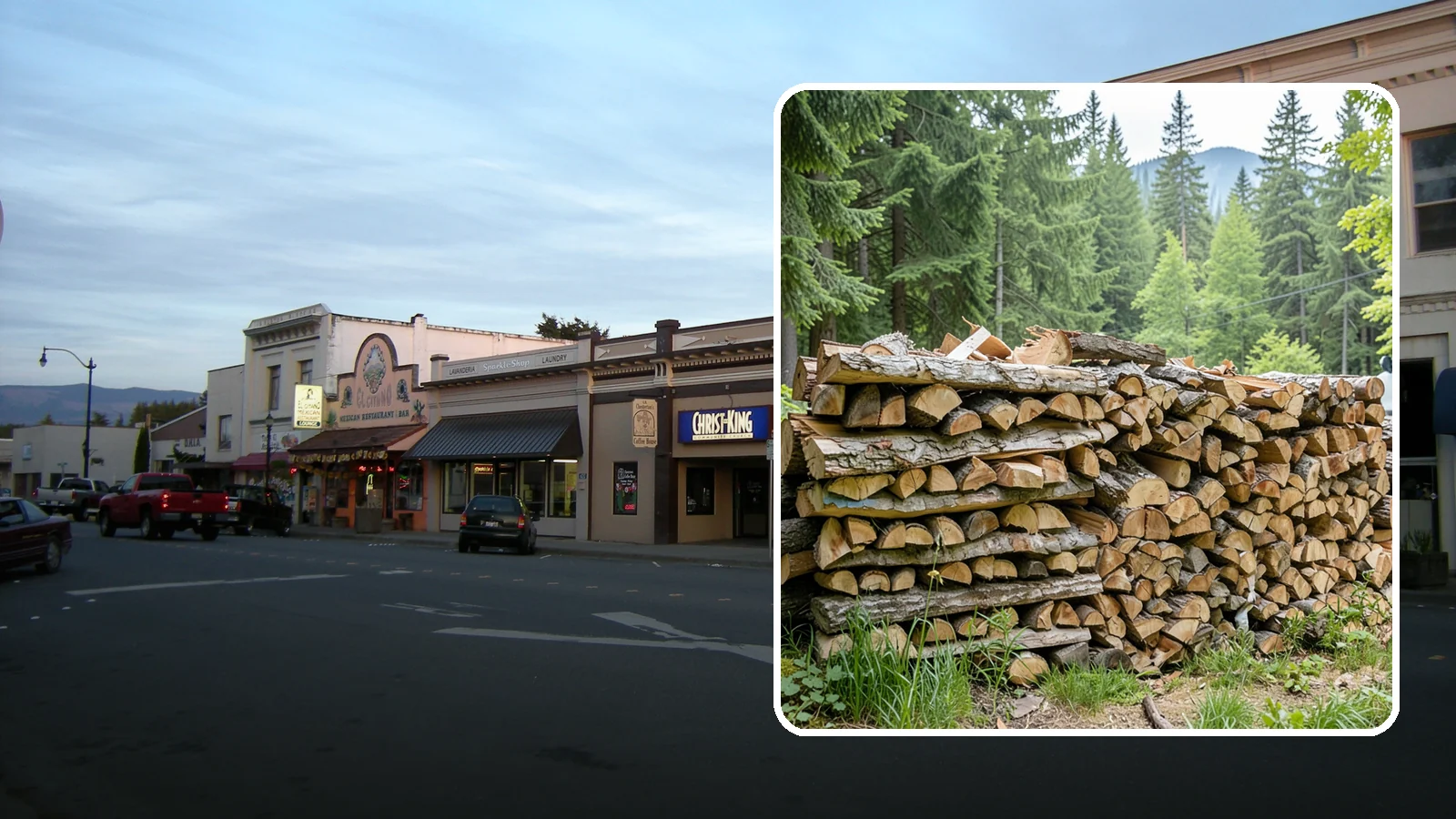 Fireplace-Size Firewood in Burlington, Skagit County, WA - Firewood cut to a comfortable fireplace length for easy loading and an even burn.