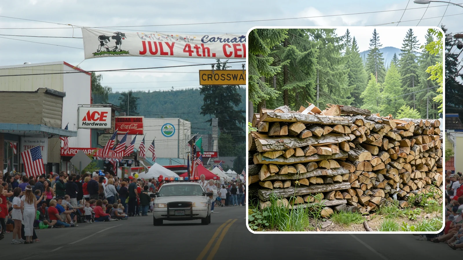 Fireplace-Size Firewood in Carnation, King County, WA - Firewood cut to a comfortable fireplace length for easy loading and an even burn.