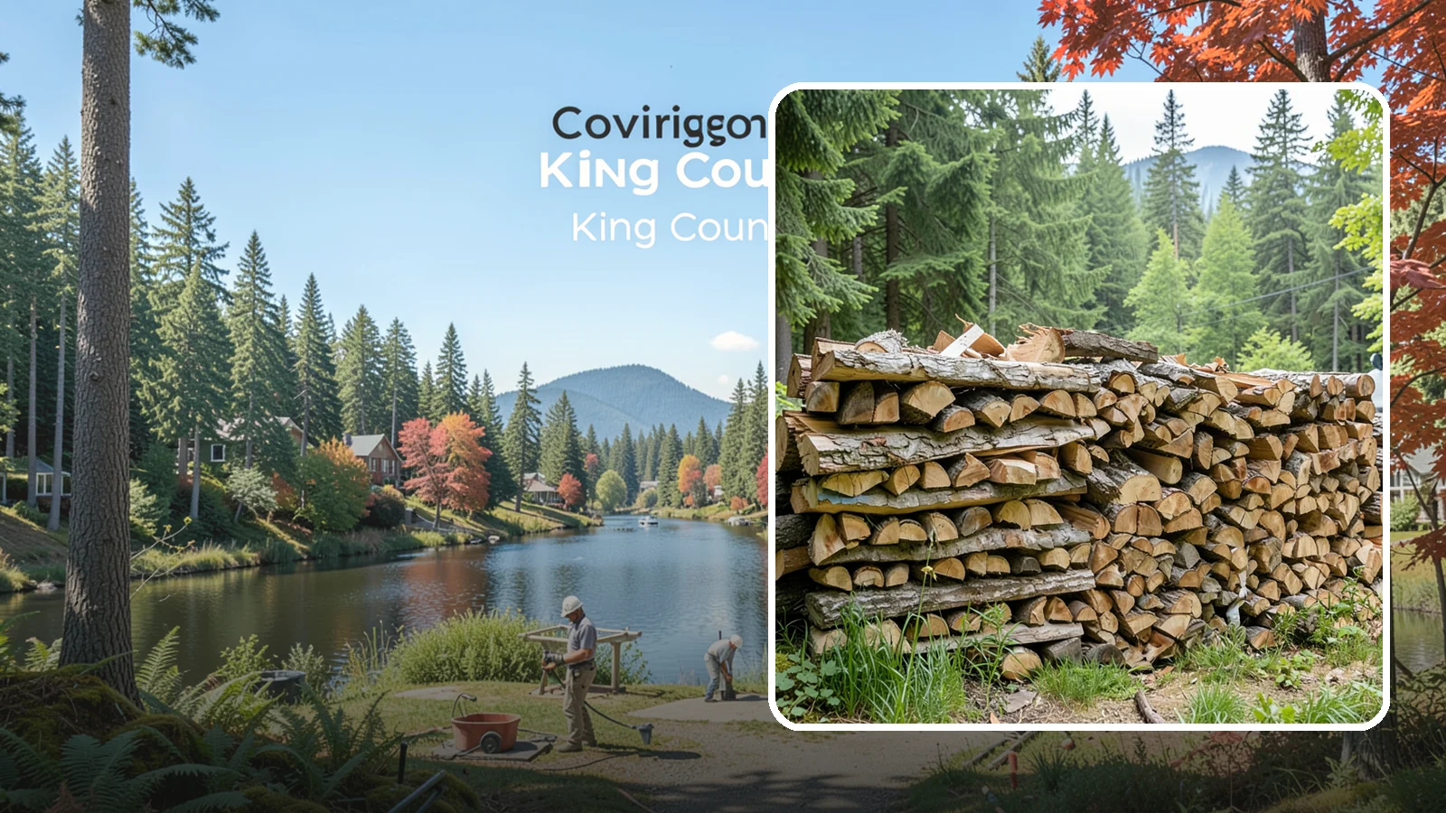 Fireplace-Size Firewood in Covington, King County, WA - Firewood cut to a comfortable fireplace length for easy loading and an even burn.