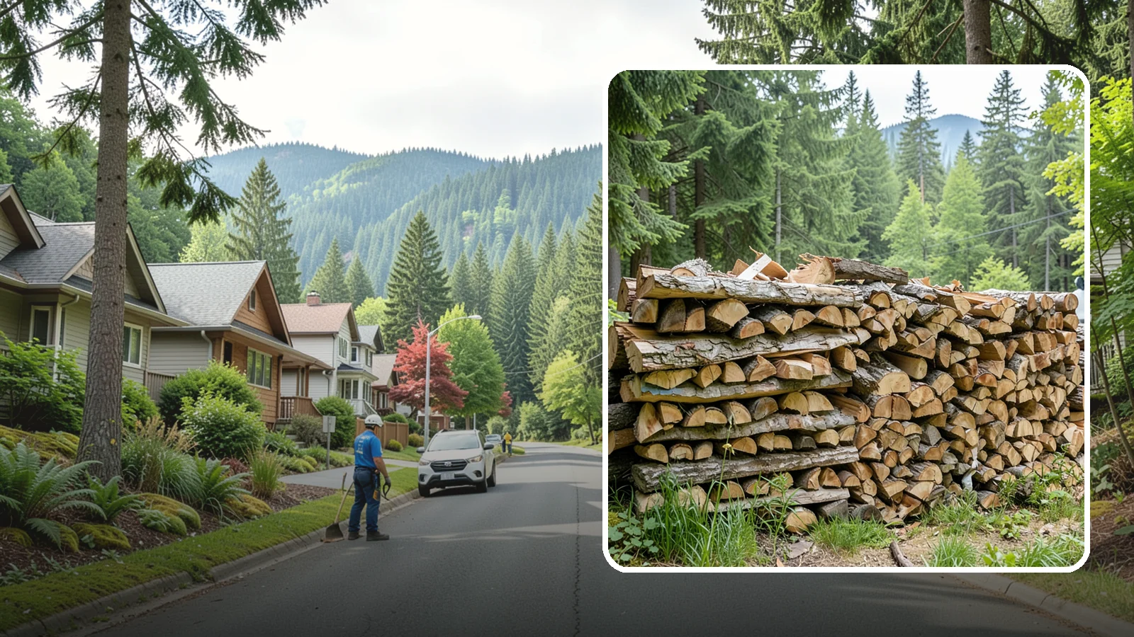Fireplace-Size Firewood in Darrington, WA - Firewood cut to a comfortable fireplace length for easy loading and an even burn.