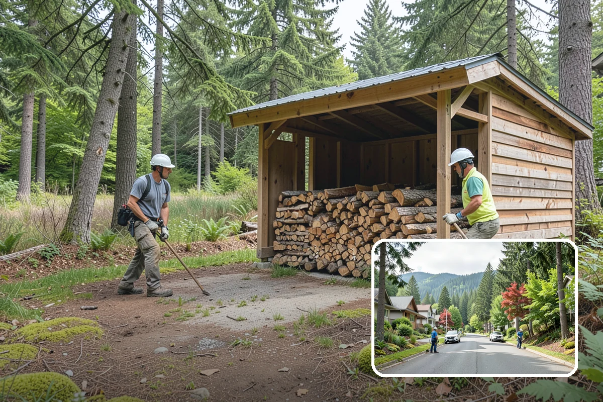 Fireplace-Size Firewood in Darrington, WA - Sized for traditional open fireplaces