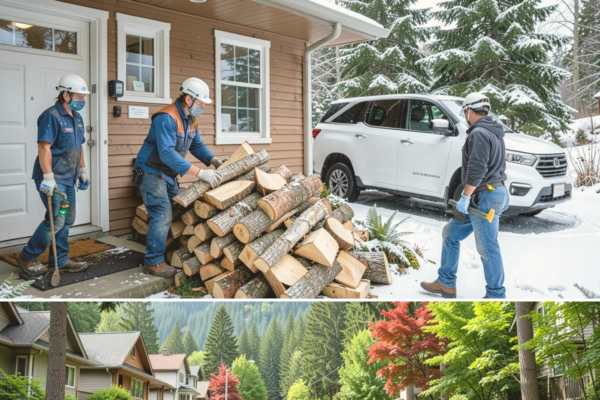 Fireplace-Size Firewood in Darrington, WA - Buy in late summer or early fall so your fireplace wood is seasoned and ready for the cold months.
