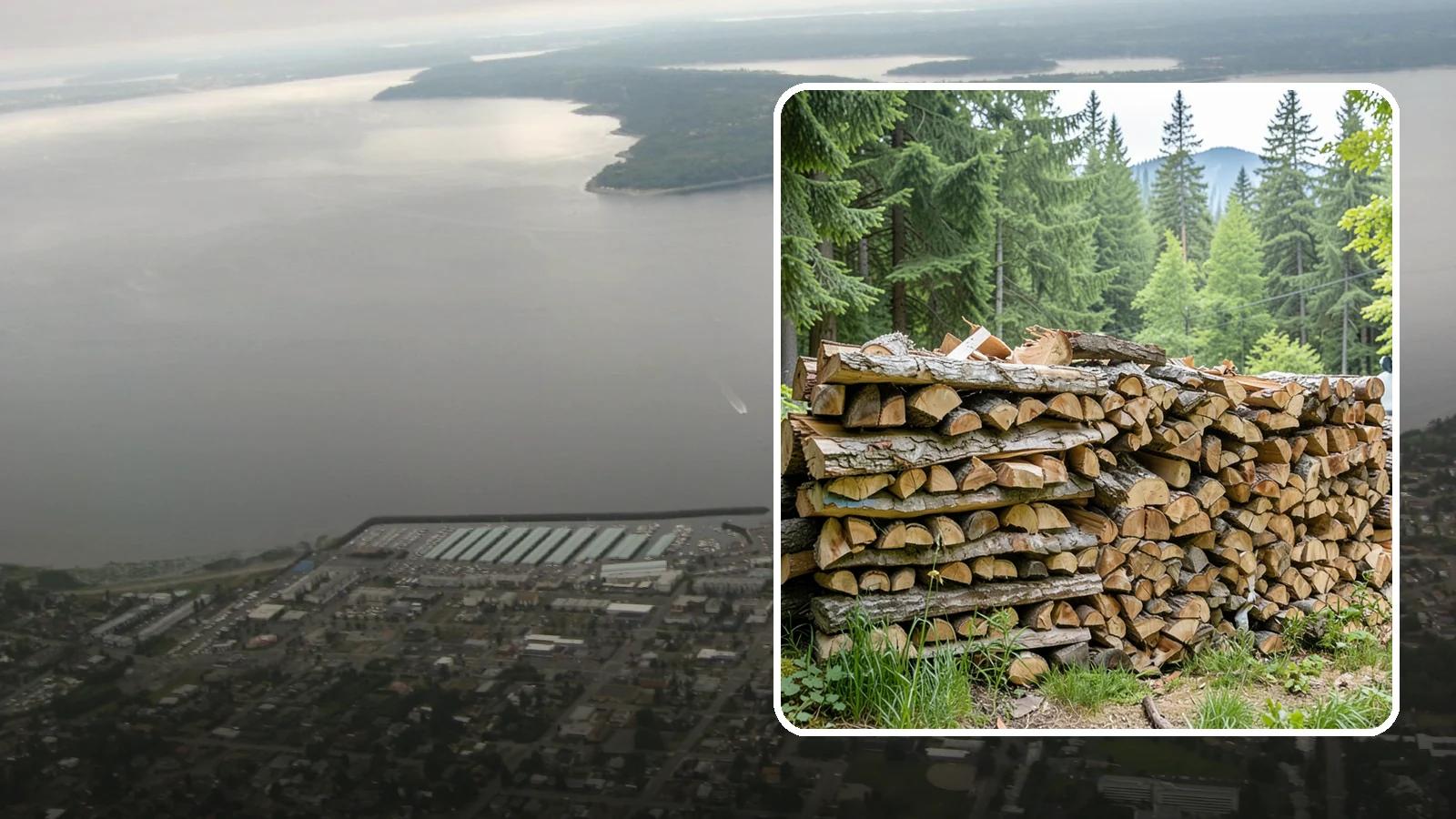 Fireplace-Size Firewood in Des Moines, King County, WA - Firewood cut to a comfortable fireplace length for easy loading and an even burn.