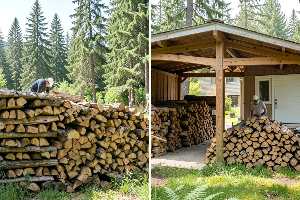 Fireplace-Size Firewood in DuPont, Pierce County, WA - Confirm your fireplace dimensions and volume