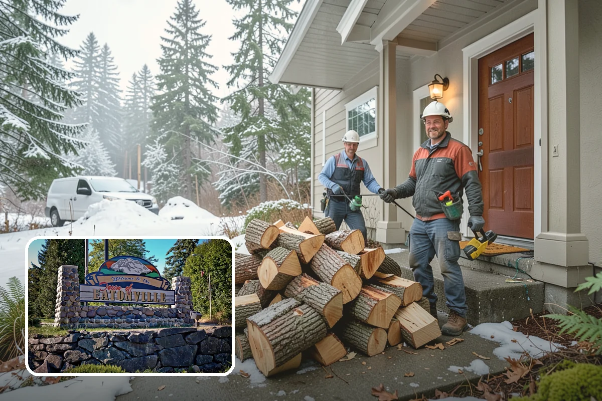 Fireplace-Size Firewood in Eatonville, Pierce County, WA - Sized for traditional open fireplaces
