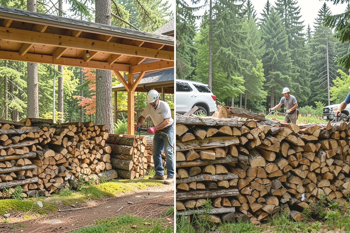 Fireplace-Size Firewood in Edgewood, WA - Confirm your fireplace dimensions and volume