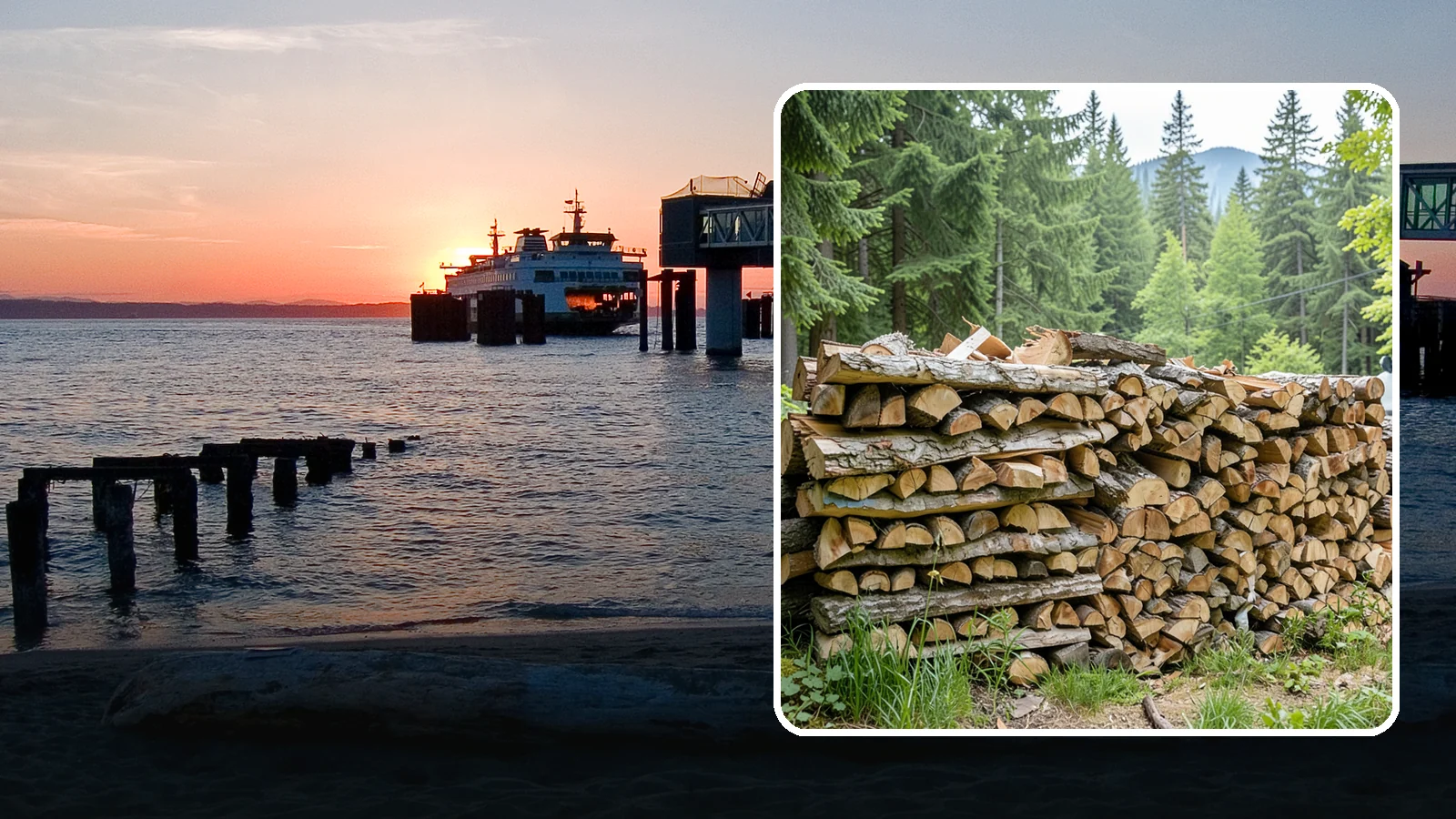 Fireplace-Size Firewood in Edmonds, Snohomish County, WA - Firewood cut to a comfortable fireplace length for easy loading and an even burn.