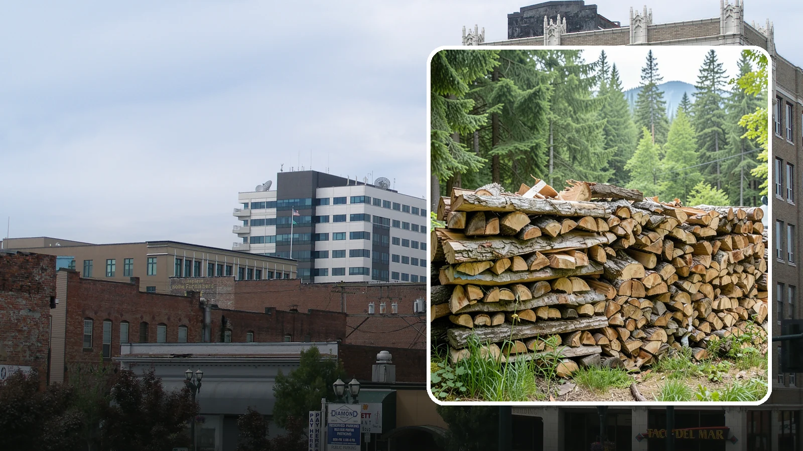 Fireplace-Size Firewood in Everett, Snohomish County, WA - Firewood cut to a comfortable fireplace length for easy loading and an even burn.