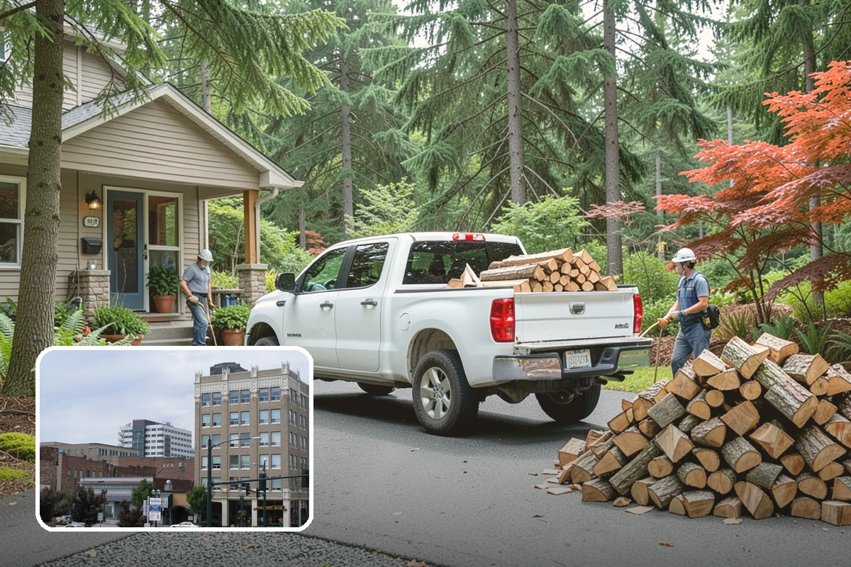 Fireplace-Size Firewood in Everett, Snohomish County, WA - Sized for traditional open fireplaces