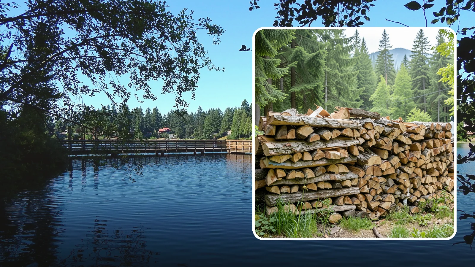 Fireplace-Size Firewood in Federal Way, King County, WA - Firewood cut to a comfortable fireplace length for easy loading and an even burn.