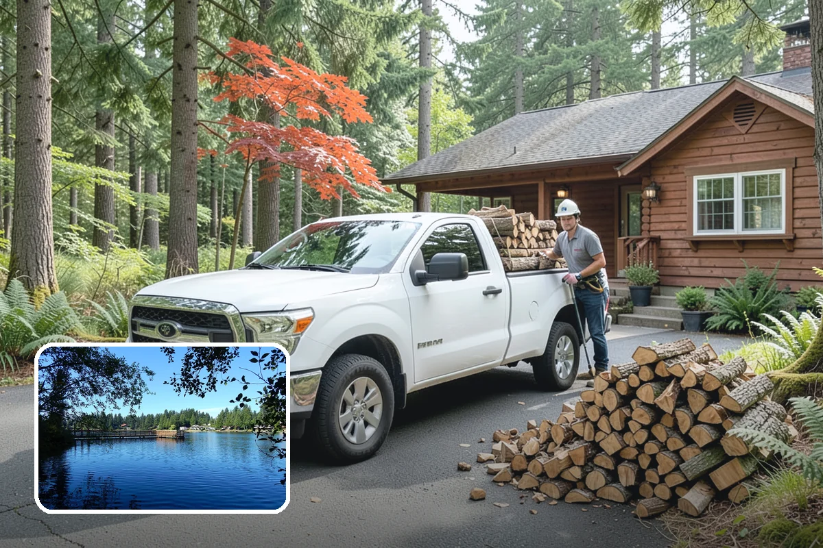 Fireplace-Size Firewood in Federal Way, King County, WA - Sized for traditional open fireplaces