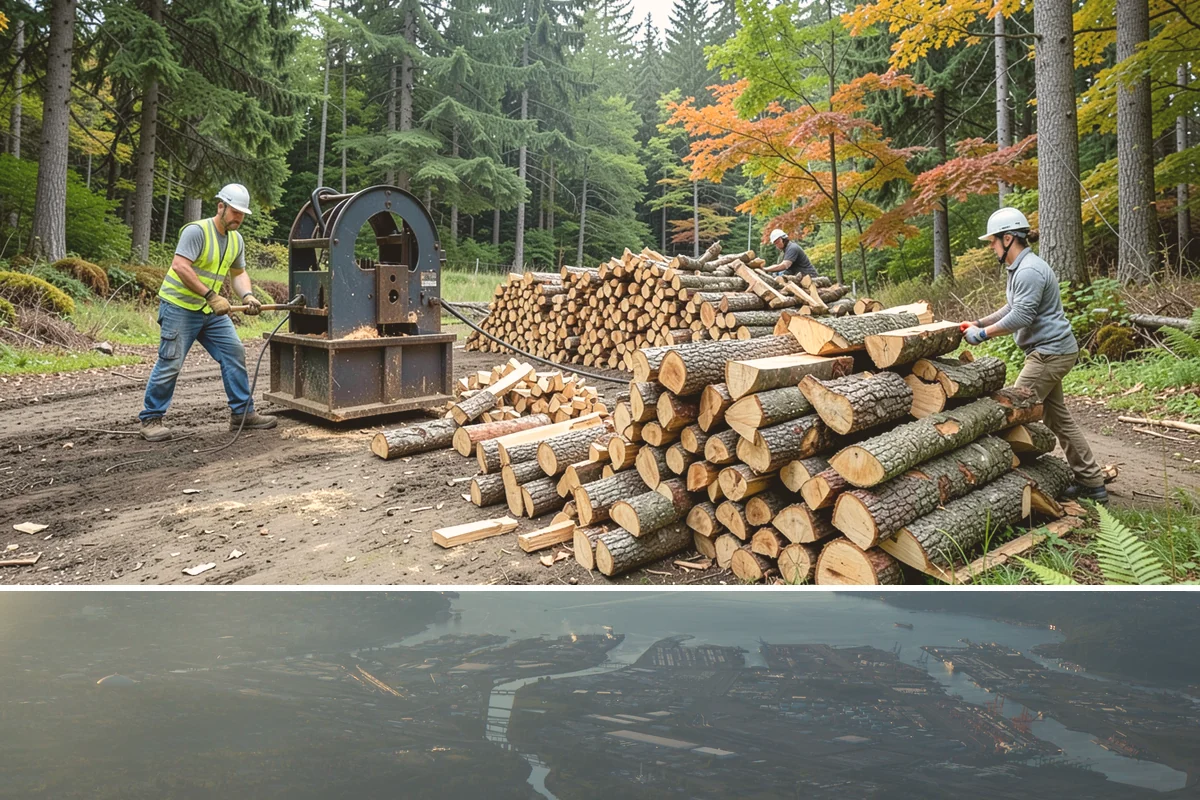 Fireplace-Size Firewood in Fife, Pierce County, WA - Buy in late summer or early fall so your fireplace wood is seasoned and ready for the cold months.