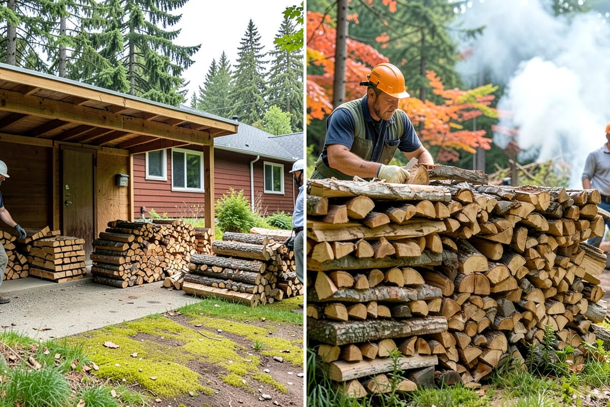 Fireplace-Size Firewood in Fircrest, Pierce County, WA - Confirm your fireplace dimensions and volume