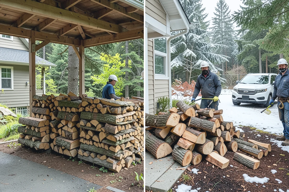 Fireplace-Size Firewood in Gold Bar, Snohomish County, WA - Confirm your fireplace dimensions and volume