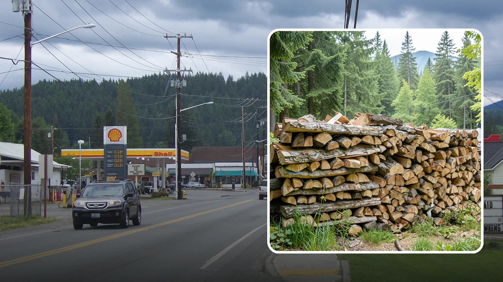 Fireplace-Size Firewood in Granite Falls, Snohomish County, WA - Firewood cut to a comfortable fireplace length for easy loading and an even burn.