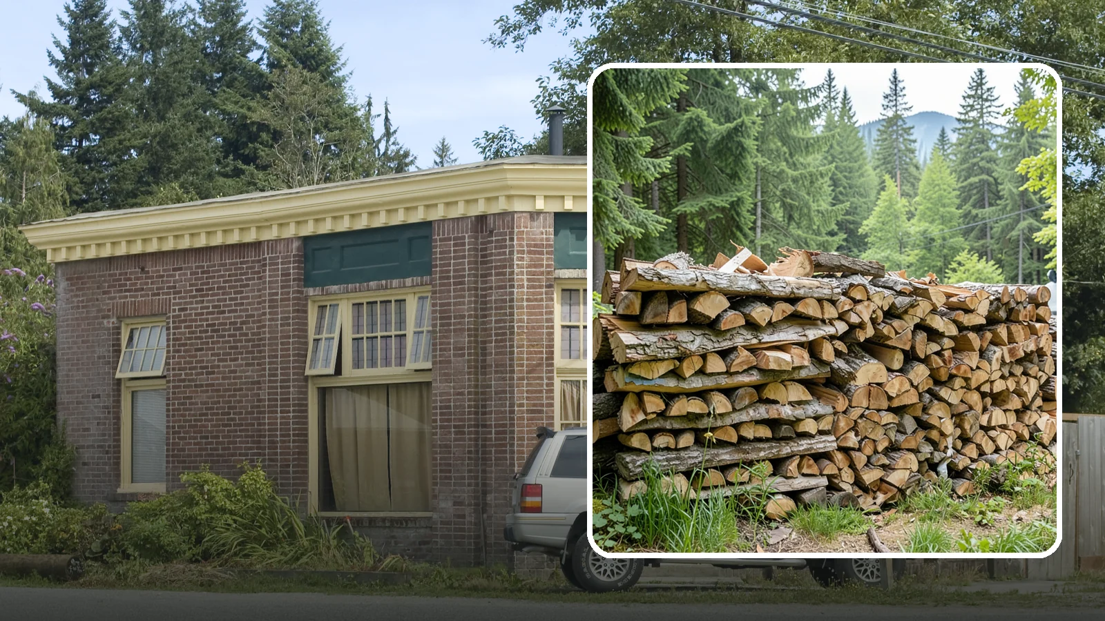 Fireplace-Size Firewood in Hamilton, Skagit County, WA - Firewood cut to a comfortable fireplace length for easy loading and an even burn.