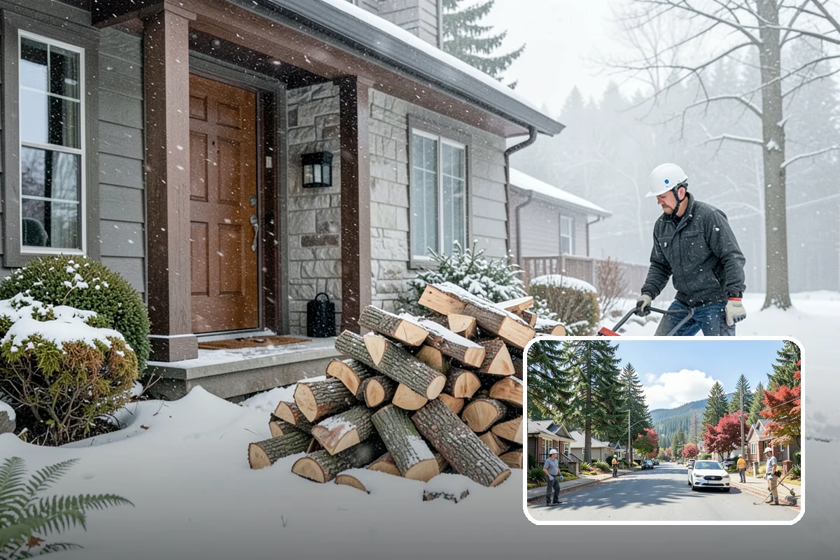 Fireplace-Size Firewood in Hunts Point, King County, WA - Sized for traditional open fireplaces