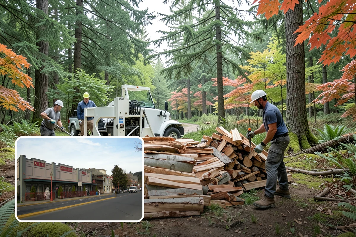 Fireplace-Size Firewood in Issaquah, King County, WA - Sized for traditional open fireplaces