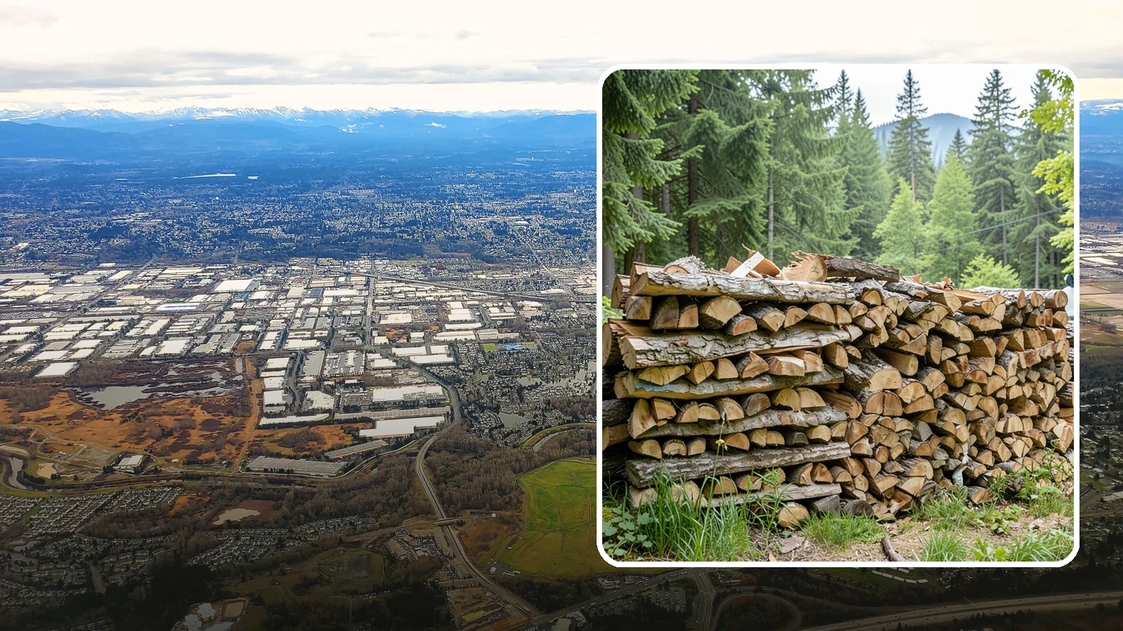 Fireplace-Size Firewood in Kent, King County, WA - Firewood cut to a comfortable fireplace length for easy loading and an even burn.