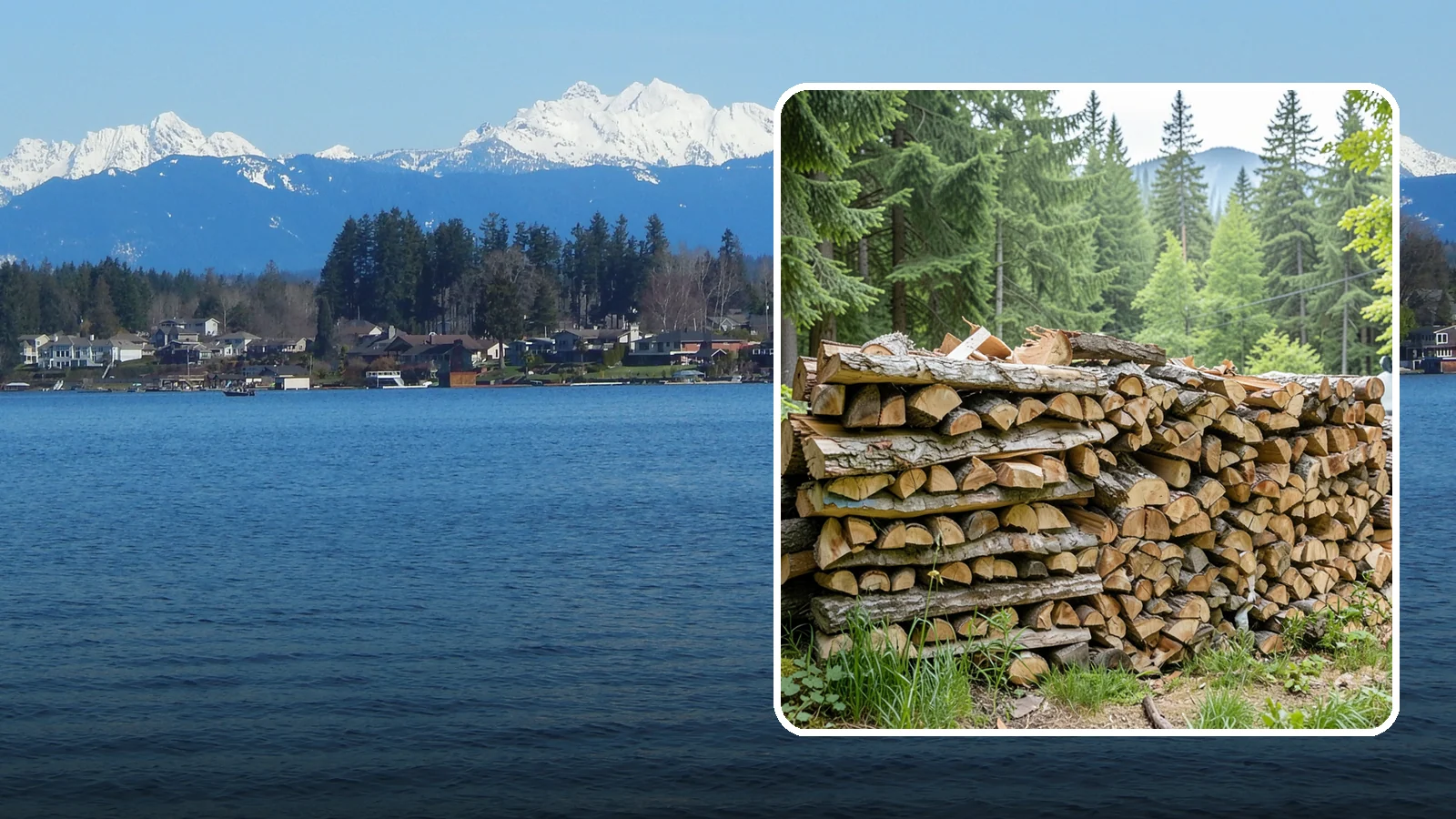 Fireplace-Size Firewood in Lake Stevens, Snohomish County, WA - Firewood cut to a comfortable fireplace length for easy loading and an even burn.